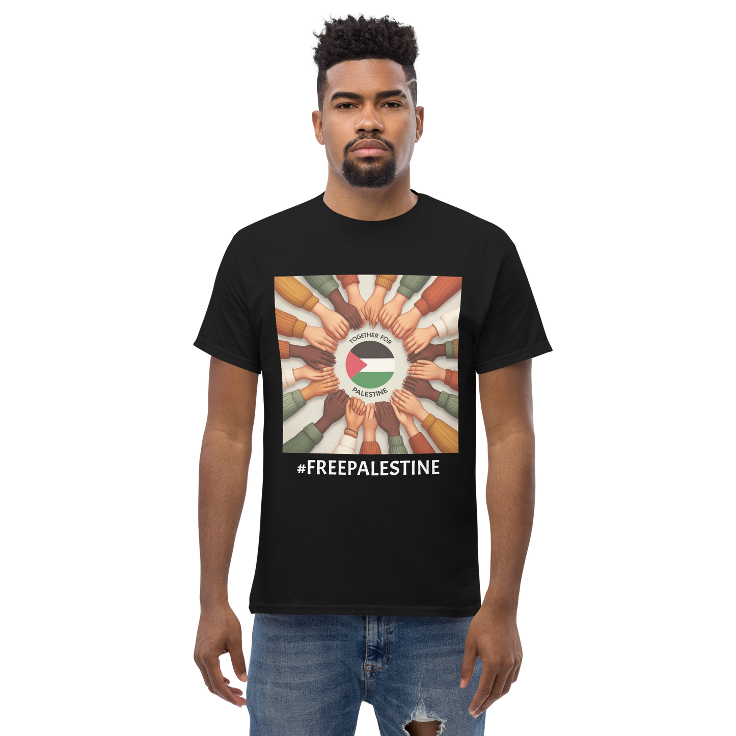 Together for Palestine T Shirt for Men & Women