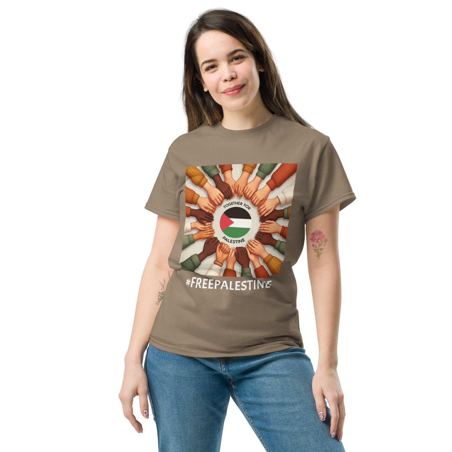 Together for Palestine T Shirt for Men & Women