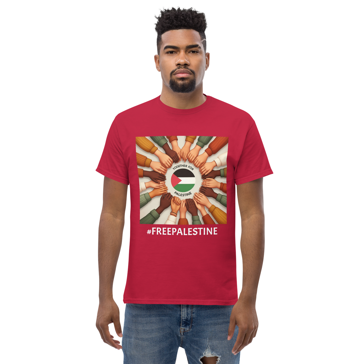 Together for Palestine T Shirt for Men & Women