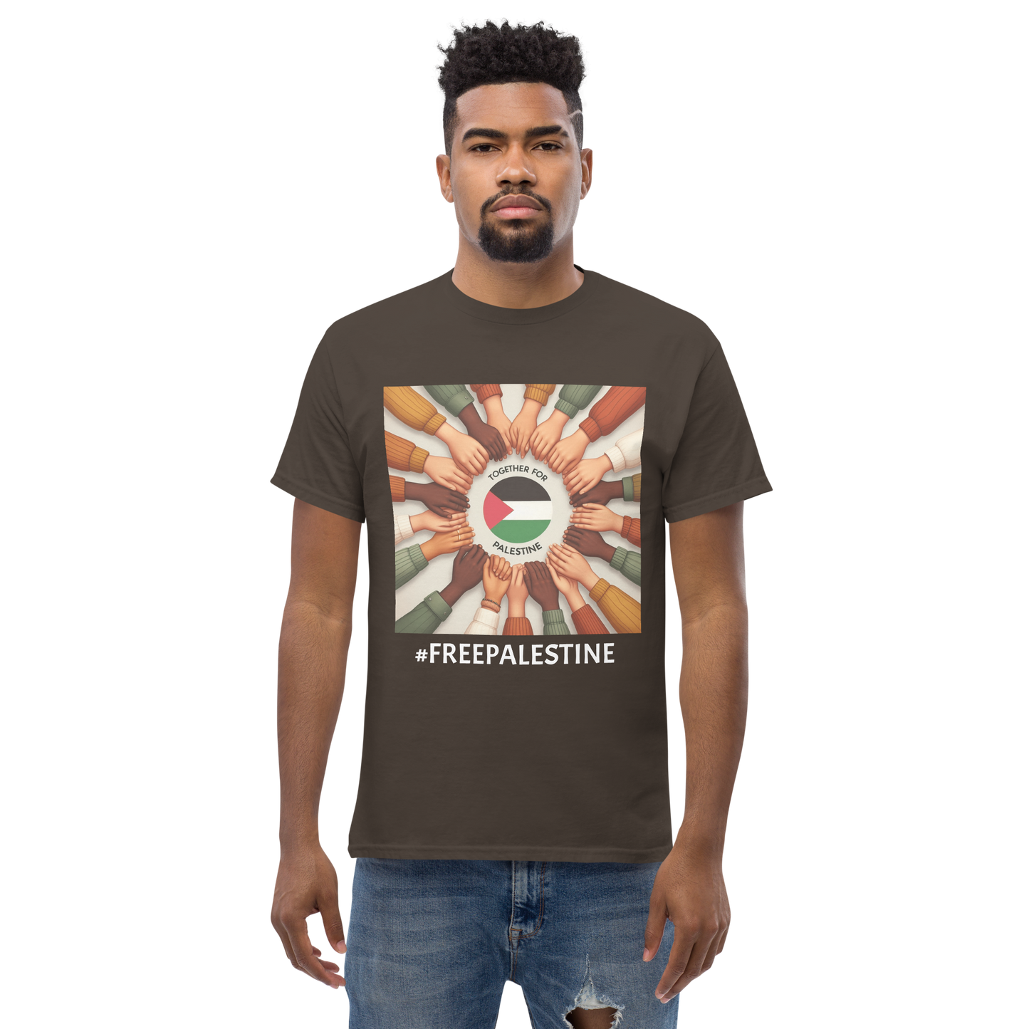 Together for Palestine T Shirt for Men & Women