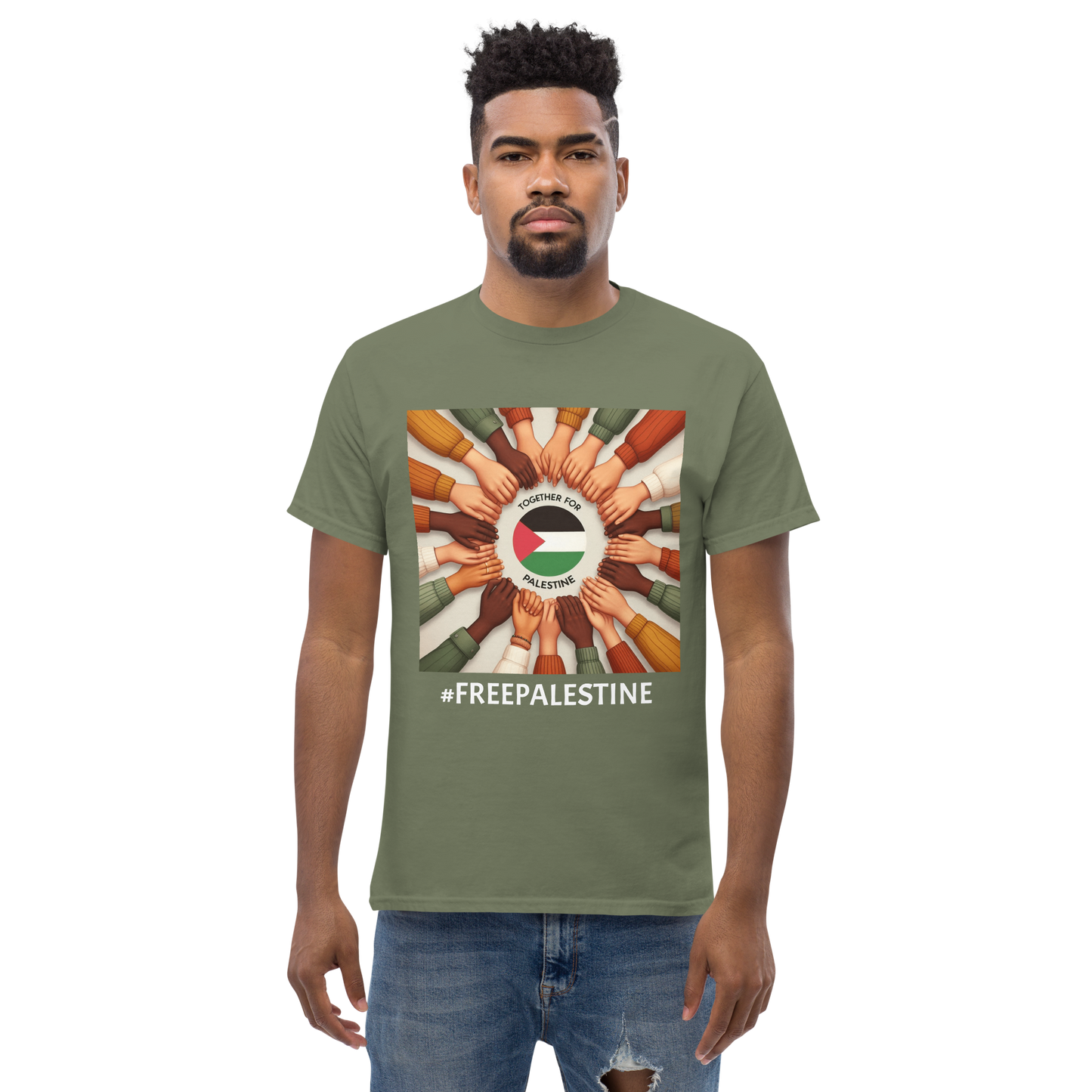 Together for Palestine T Shirt for Men & Women