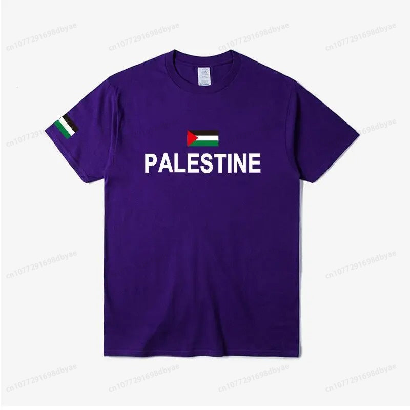 Palestine in English Flag T-Shirt (Men's & Women's)