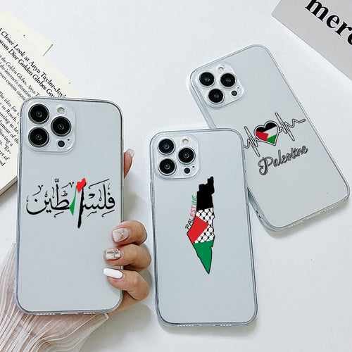 Palestine Clear Phone Case - Apple, Samsung, & Xiaomi