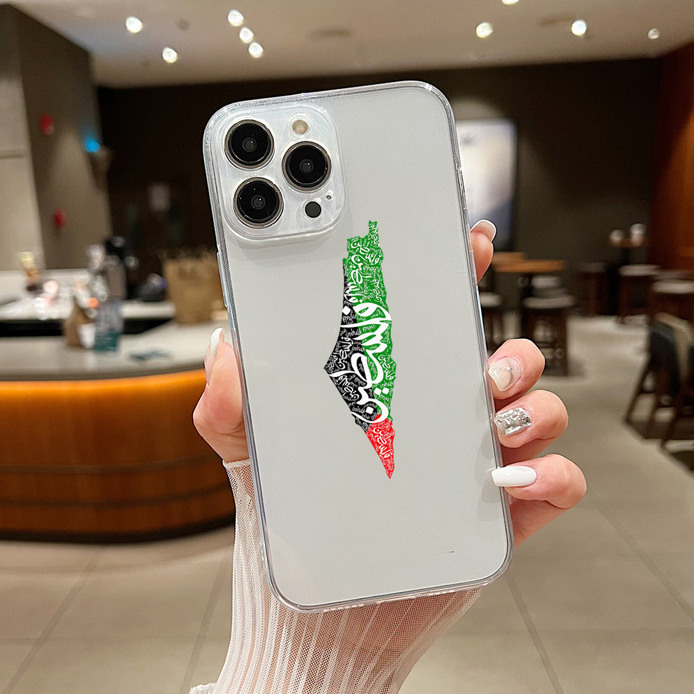 Palestine Clear Phone Case - Apple, Samsung, & Xiaomi