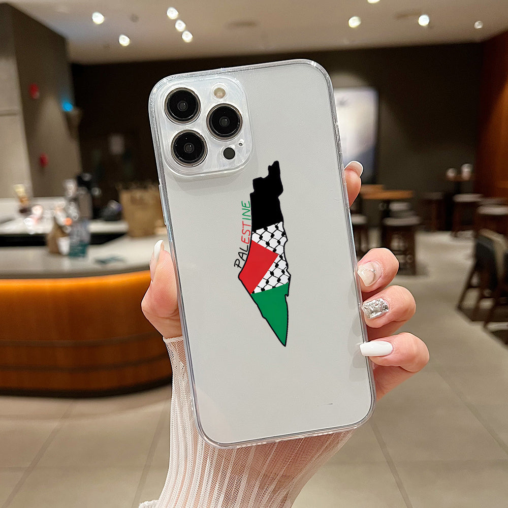 Palestine Clear Phone Case - Apple, Samsung, & Xiaomi