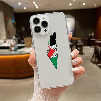 Palestine Clear Phone Case - Apple, Samsung, & Xiaomi