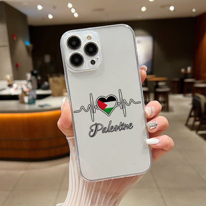 Palestine Clear Phone Case - Apple, Samsung, & Xiaomi